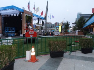 Center Stage area before chairs and beanbags.